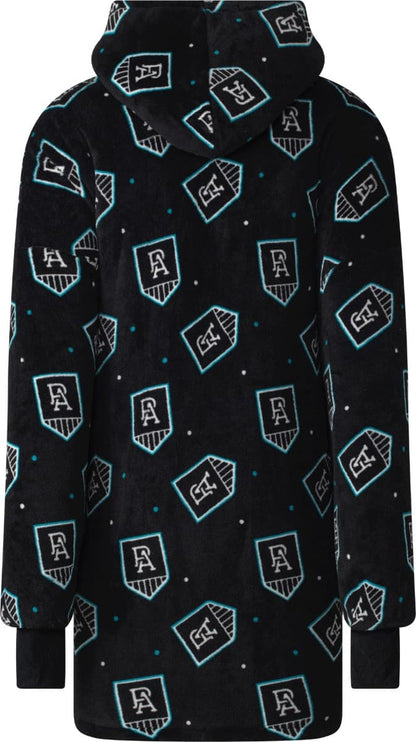 Port Adelaide Power AFL Adults Oversized Flanket, Snugget, Onesie Hoody