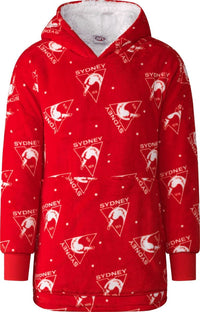 Sydney Swans AFL Adults Oversized Flanket Hoody