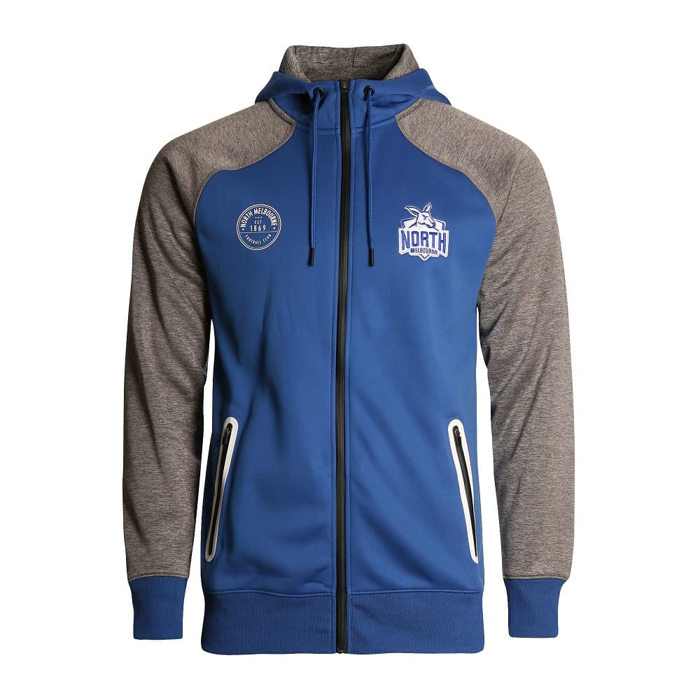 North Melbourne Kangaroos AFL Mens Premium Fleece Hoody