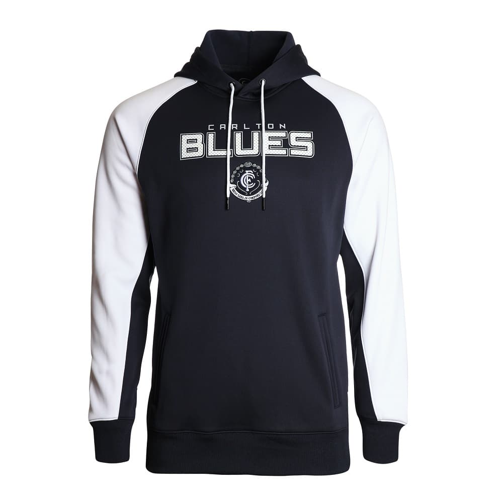 Carlton Blues AFL Mens Premium Ultra Hood Hoody