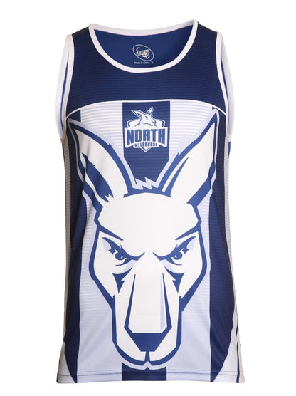 North Melbourne Kangaroos AFL Sublimated Training Singlet