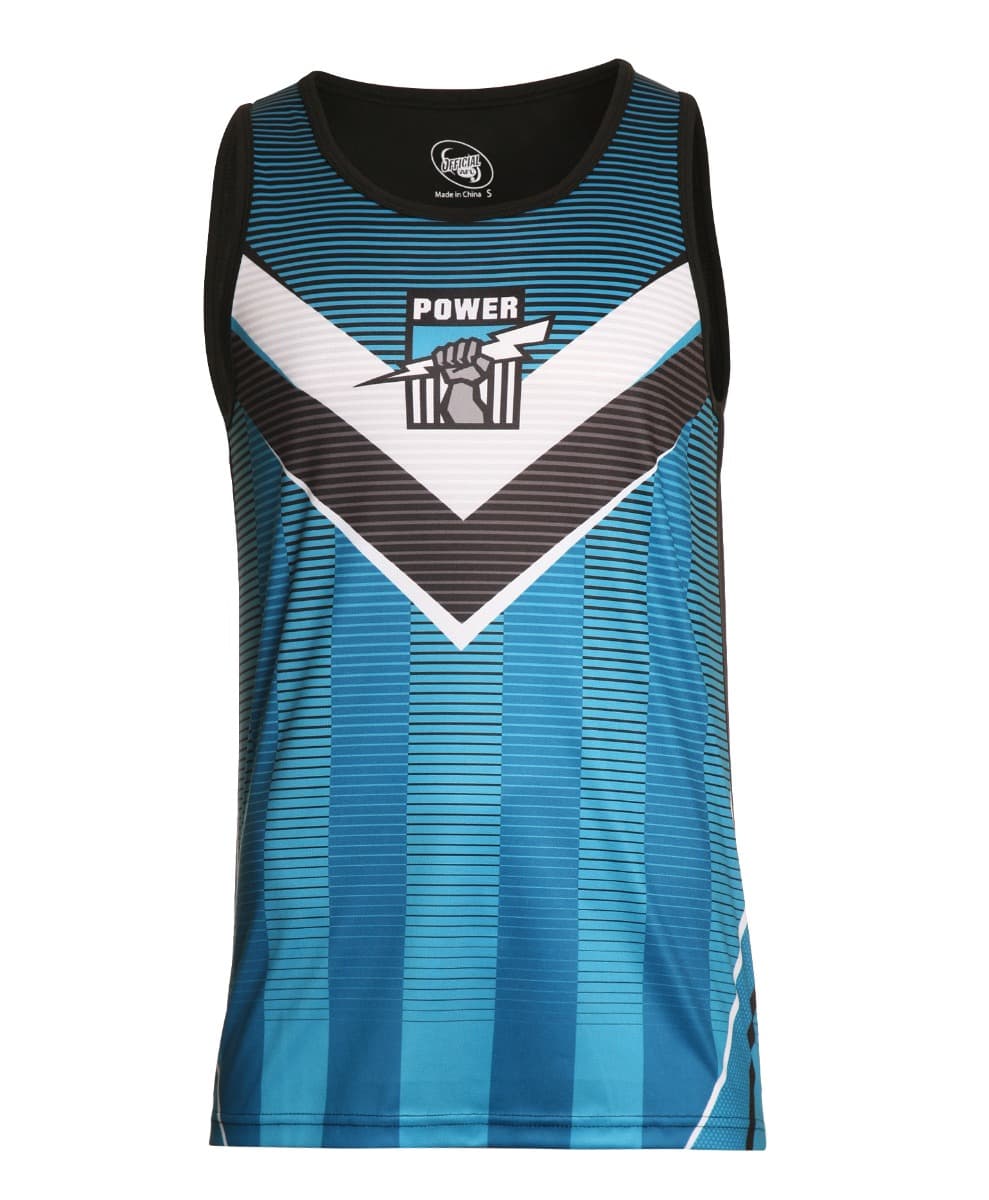 Port Adelaide Power AFL Sublimated Training Singlet