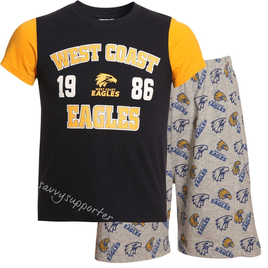 West Coast Eagles AFL Youth Pyjama Set