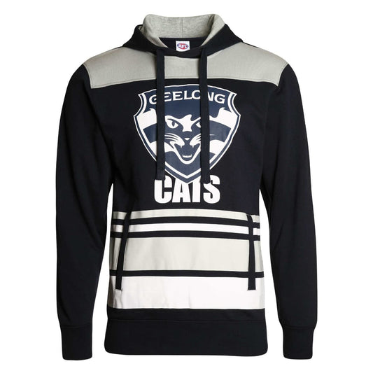 Geelong Cats AFL Mens Supporter Hood