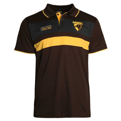 Hawthorn Hawks AFL Winter Premium Polo Shirt