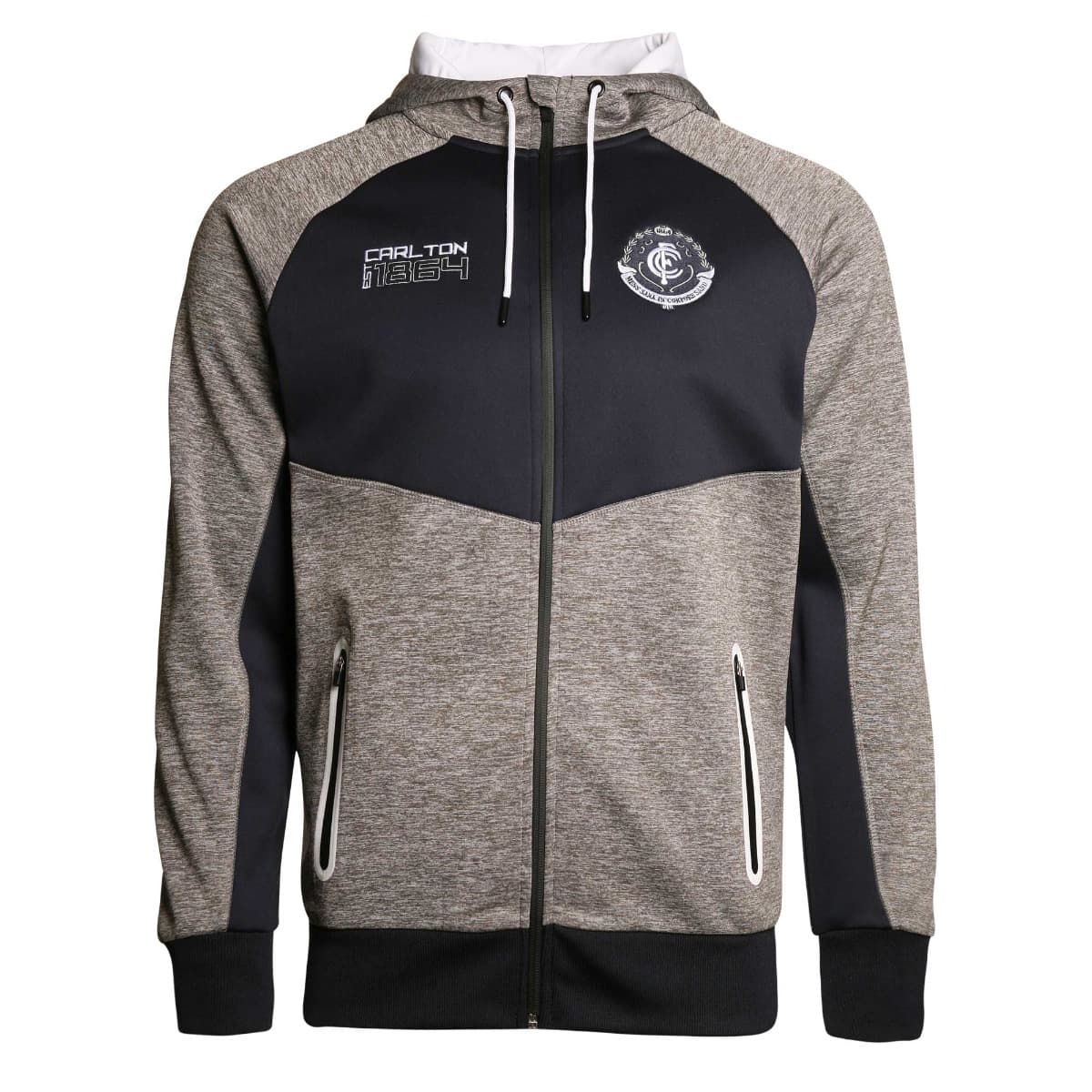Carlton Blues Mens Premium Hood Hoody
