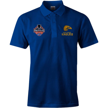 West Coast Eagles Mens Premiers Polo Shirt P2