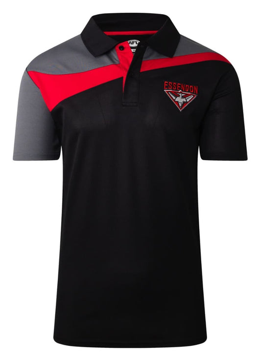 Essendon Bombers Mens AFL Premium Polo Shirt