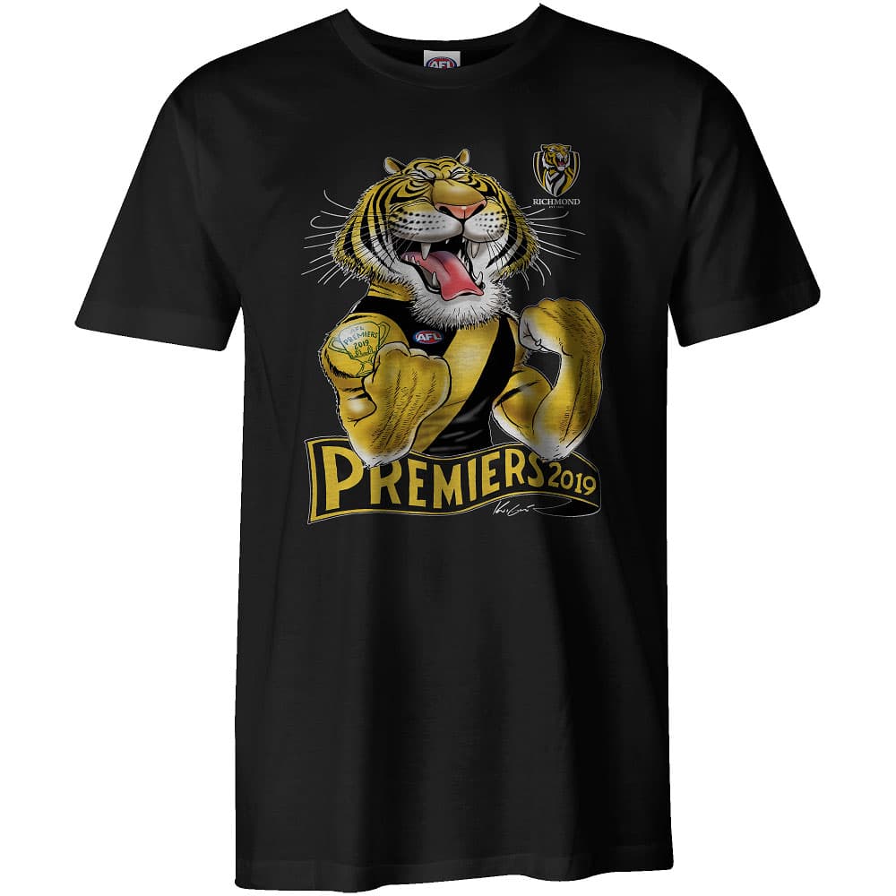 Richmond Tigers 2019 AFL Premiers Mark Knight Tee