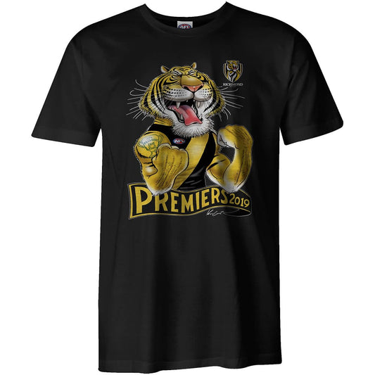 Richmond Tigers 2019 AFL Premiers Mark Knight Tee