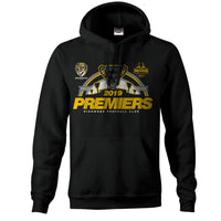 Richmond Tigers AFL Mens Black Premiers Hoody