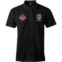 Richmond Tigers AFL Mens Black Premiers Polo Shirt