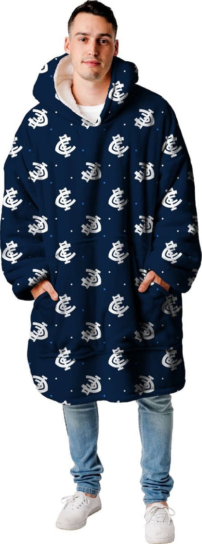 Carlton Blues AFL Adults Oversized Flanket Hoody