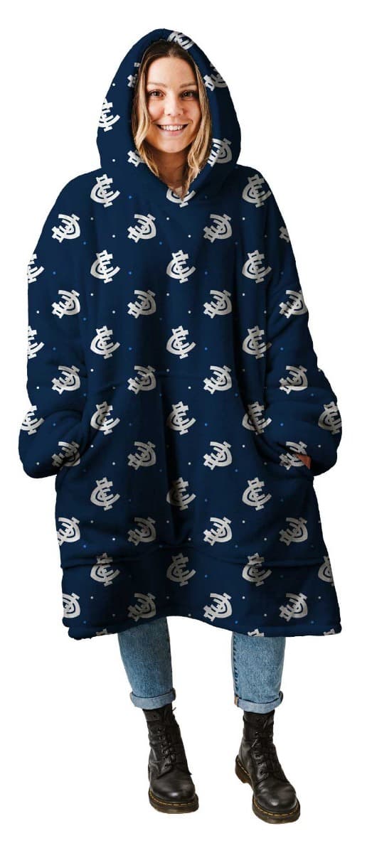 Carlton Blues AFL Adults Oversized Flanket Hoody
