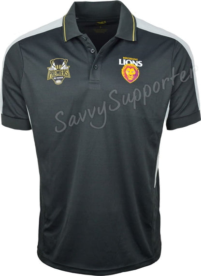 Brisbane Lions 2024 AFL Mens NAR Premiers Polo Shirt