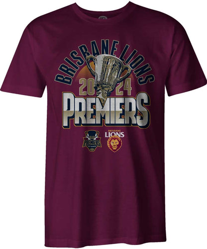 Brisbane Lions 2024 AFL Mens Premiers Trophy Shirt