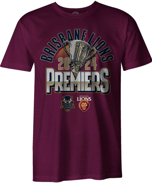 Brisbane Lions 2024 AFL Mens Premiers Trophy Shirt