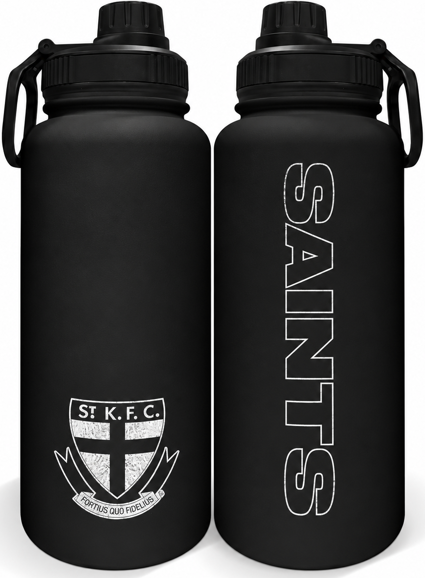 St Kilda Saints AFL 960ml Stainless Steel Drink Bottle