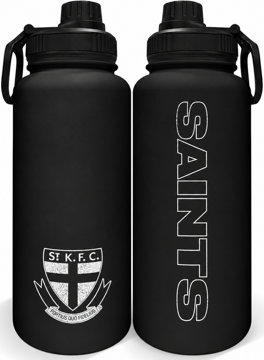 St Kilda Saints AFL 960ml Stainless Steel Drink Bottle