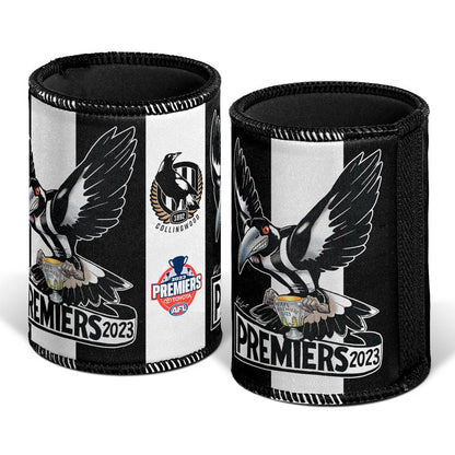 Collingwood Magpies 2023 AFL Premiers Mark Knight Can Cooler