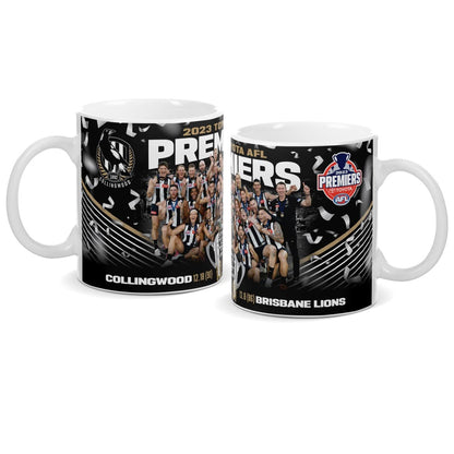 Collingwood Magpies 2023 AFL Premiers Team Photo Mug