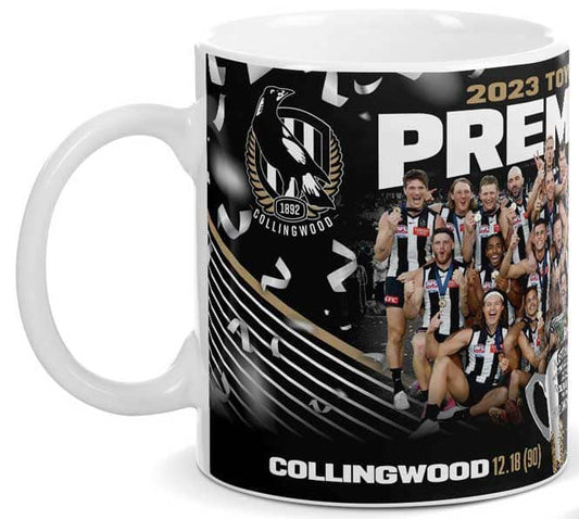 Collingwood Magpies 2023 AFL Premiers Team Photo Mug