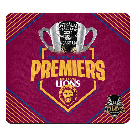 Brisbane Lions 2024 AFL Premiers Phase 1 Mouse Mat
