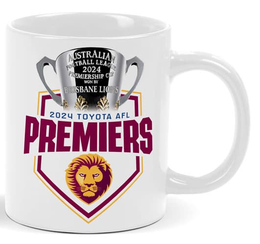 Brisbane Lions 2024 AFL Premiers Phase 1 Premiership Mug
