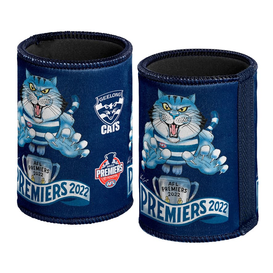 Geelong Cats 2022 AFL Premiers Mark Knight Can Cooler