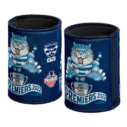 Geelong Cats 2022 AFL Premiers Mark Knight Can Cooler