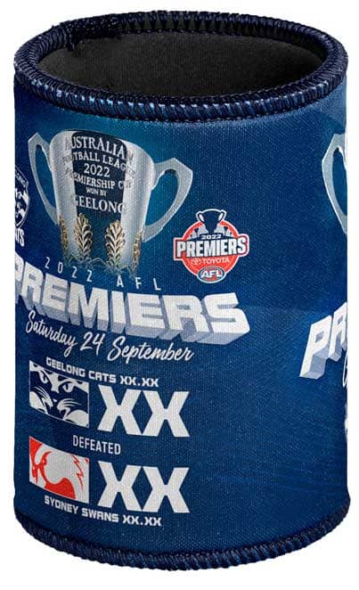 Geelong Cats 2022 AFL Premiers P1 Can Cooler