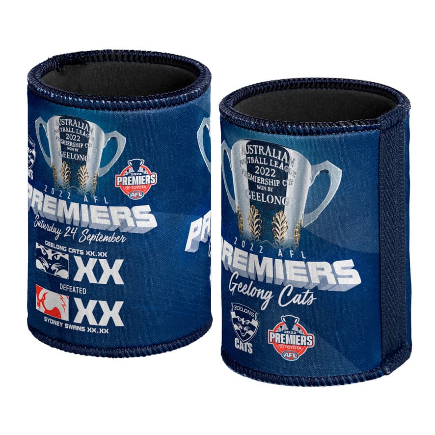 Geelong Cats 2022 AFL Premiers P1 Can Cooler