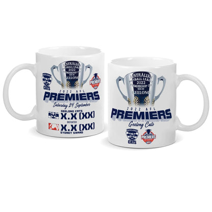 Geelong Cats 2022 AFL Premiers P1 Coffee Mug