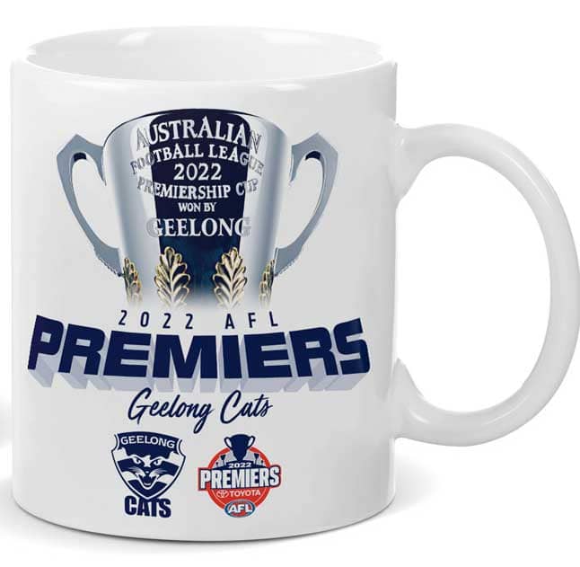 Geelong Cats 2022 AFL Premiers P1 Coffee Mug