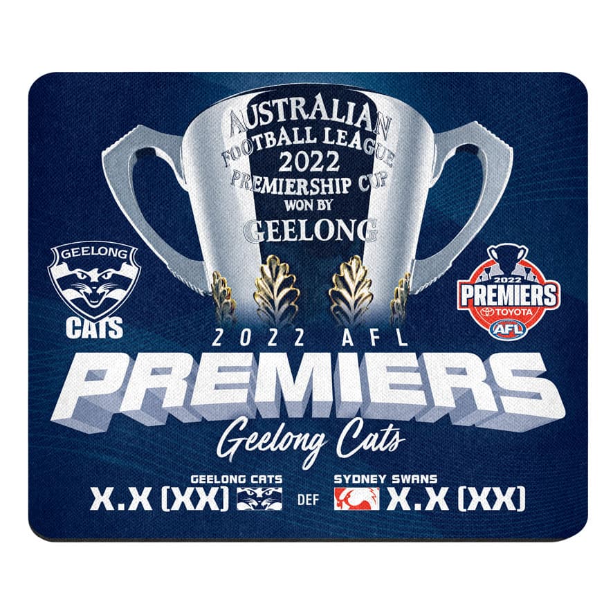 Geelong Cats 2022 AFL Premiers P1 Mouse Mat