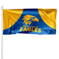 West Coast Eagles Pole Flag 1800mm by 900mm