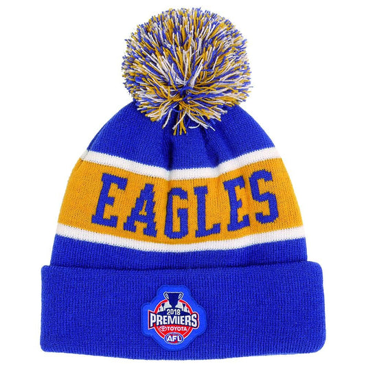 West Coast Eagles AFL Premiers Beanie