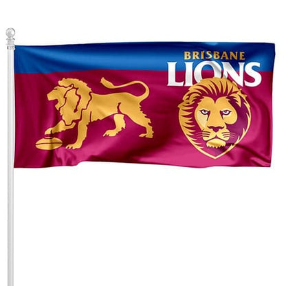 Brisbane Lions AFL Pole Flag *NEW DESIGN*