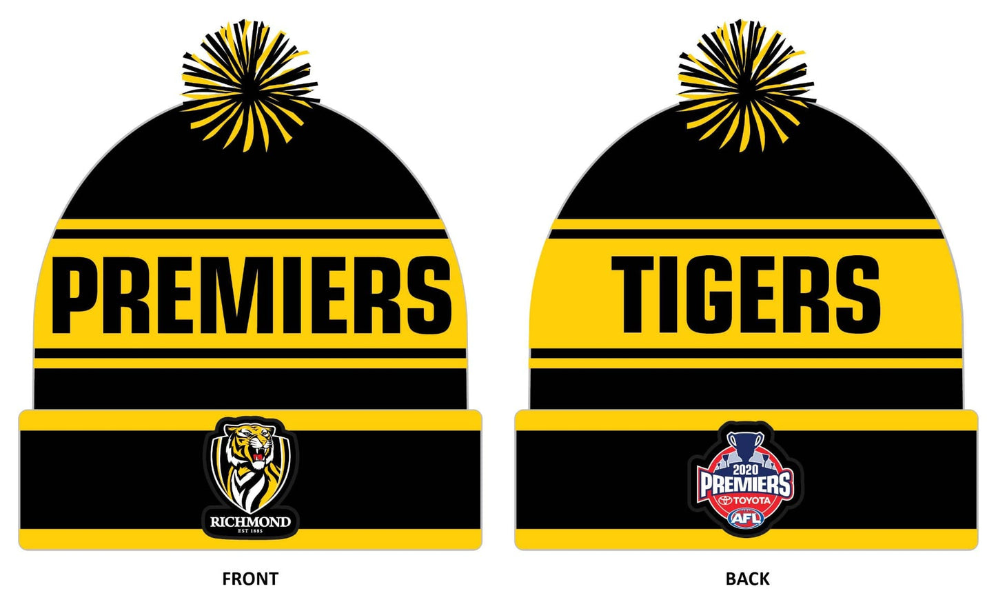 Richmond Tigers 2020 AFL Premiers Beanie