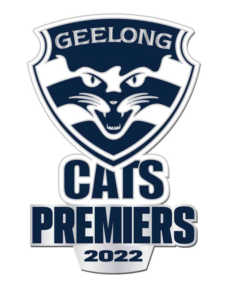 Geelong Cats 2022 AFL Premiers Logo Pin