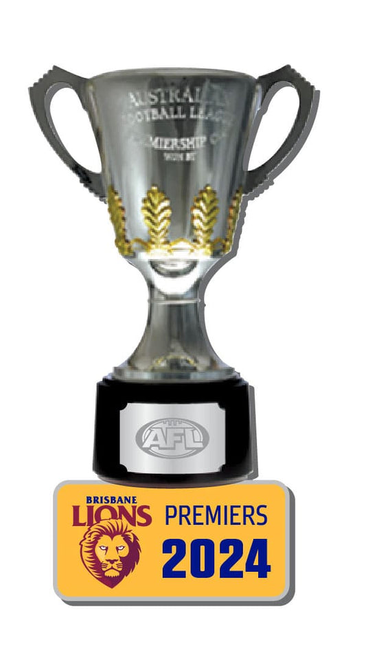 Brisbane Lions 2024 AFL Premiers 3D Trophy Pin
