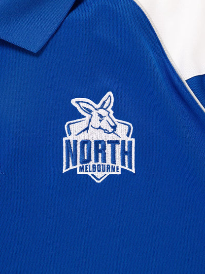 North Melbourne Kangaroos AFL Mens Performance Polo Shirt