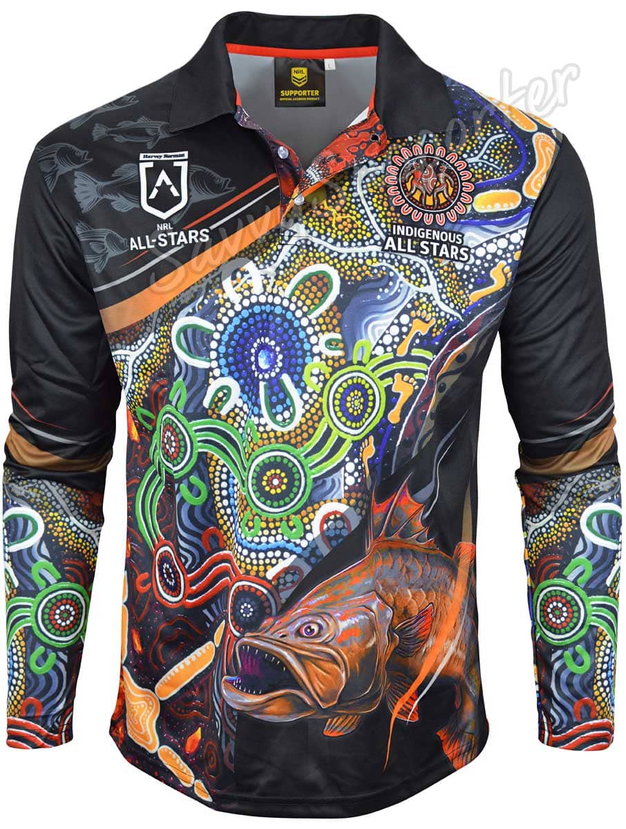 Indigenous All Stars NRL Fishing Shirt