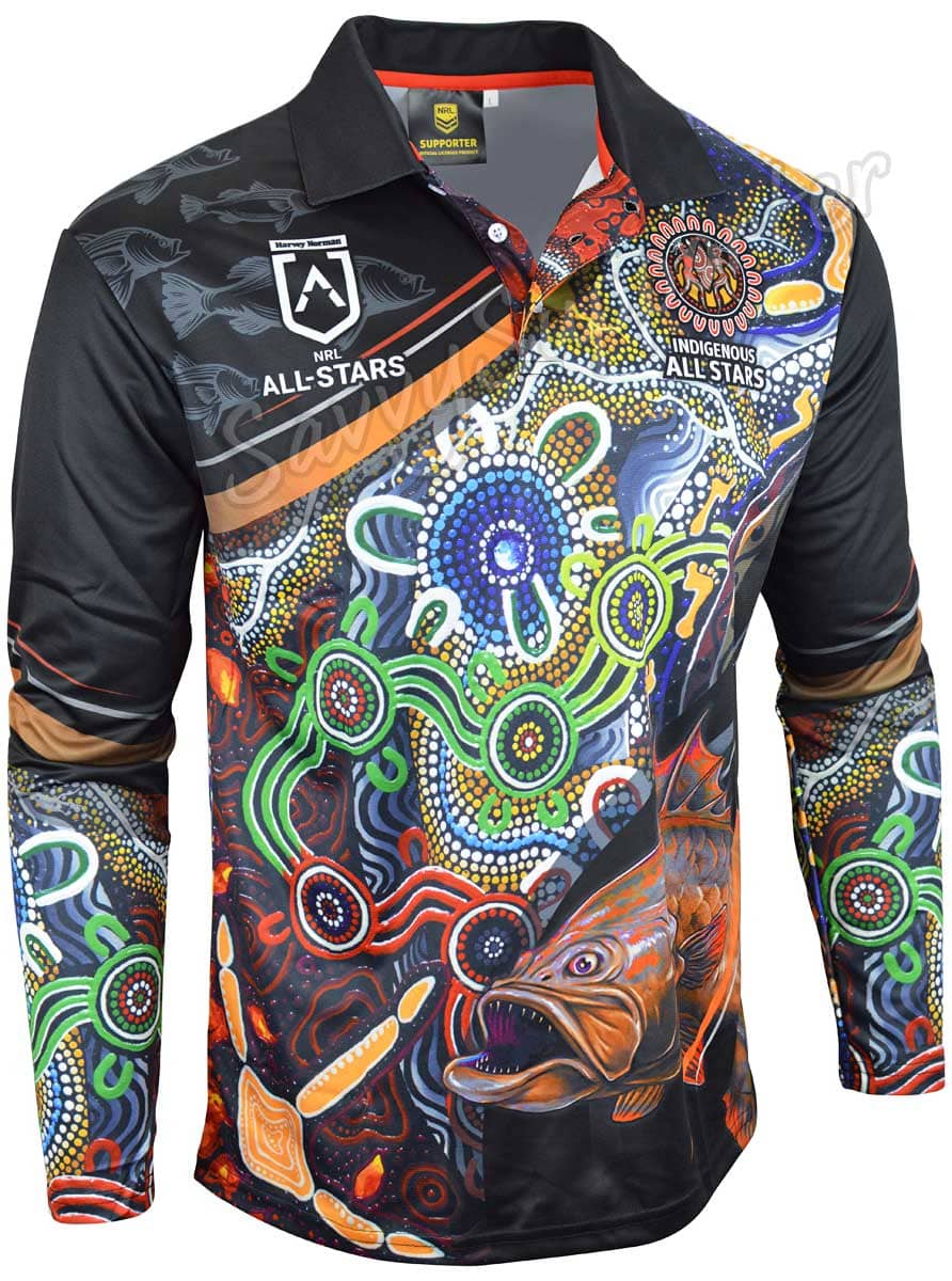 Indigenous All Stars NRL Fishing Shirt
