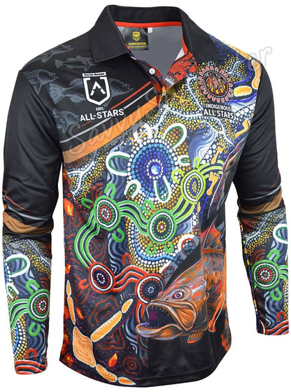 Indigenous All Stars NRL Fishing Shirt