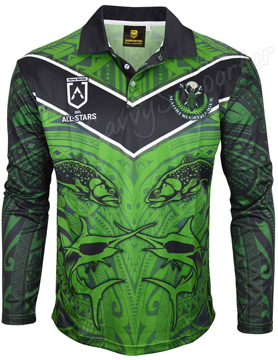 New Zealand Maori All Stars Mens Fishing Shirt