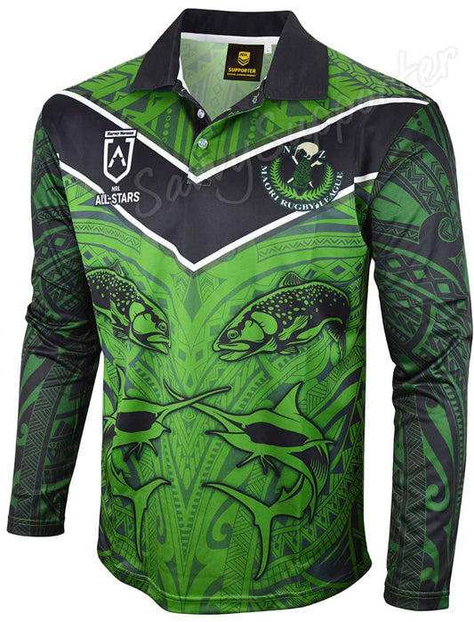 New Zealand Maori All Stars NRL Kids Fishing Shirt