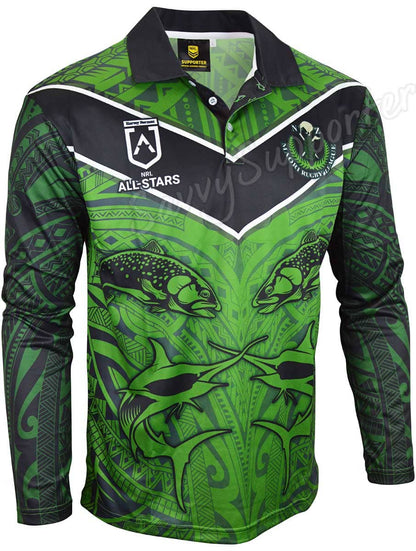 New Zealand Maori All Stars NRL Kids Fishing Shirt
