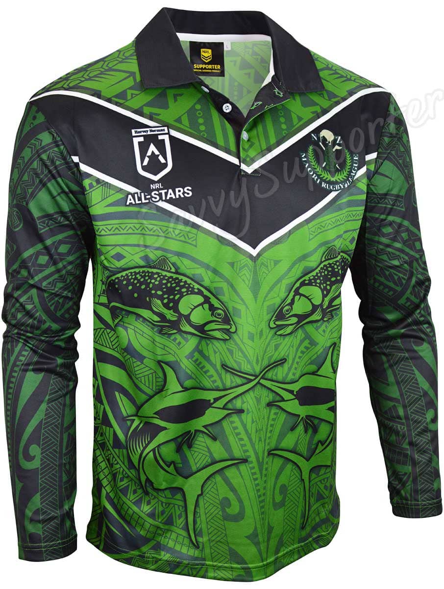 New Zealand Maori All Stars Mens Fishing Shirt