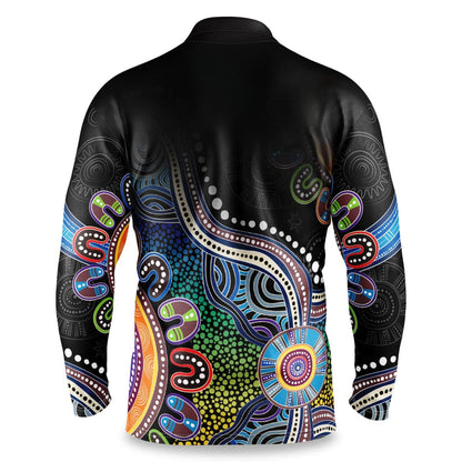 Indigenous All Stars 2023 NRL Mens 'Heritage' Fishing Shirt